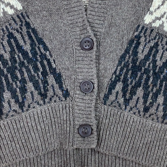 VINCE Cashmere Wool Alpaca Nordic Cardigan Sweater - Picture 5 of 7